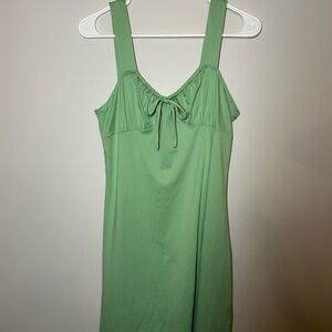 Green Sleeveless Dress